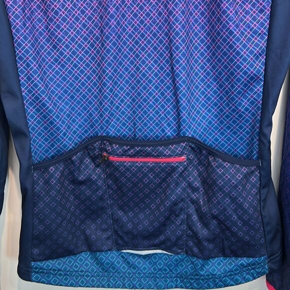 Dhb Women's Purple and Blue Cycling Jacket size 12 - Picture 5 of 7